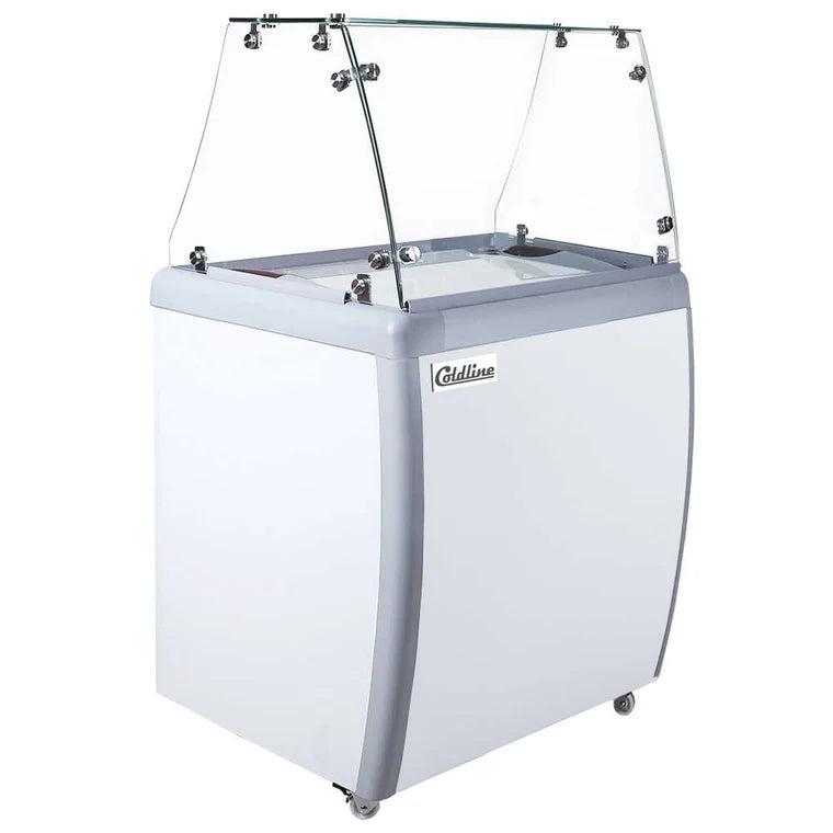 Coldline DP-160 26 Inch Dip Dipping Cabinet Freezer-15 F to 8 F