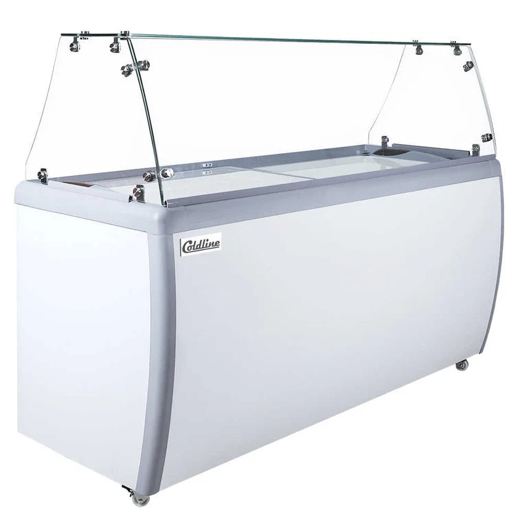 Coldline DP-560 71 Inch Dip Dipping Cabinet Freezer-15 F to 8 F