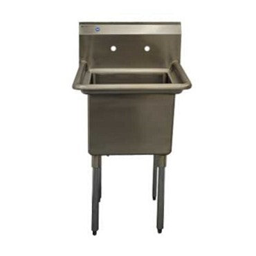 Serv-Ware E1CWP1824 One-Compartment Underbar Sink 18" x 24" Bowl