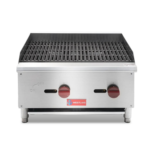 WESTLAKE ECB-24S  24" Countertop Radiant Charbroiler 60,000 BTU