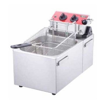 Serv-Ware EF-06L Electric Countertop Deep Fryer Single Tank 6 Liter