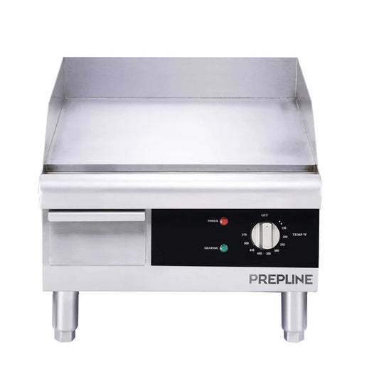 Prepline EGD16 16" Electric Thermostatic Countertop Griddle- 120V