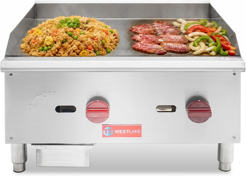 WESTLAKE EGG24S  21" Countertop Griddle 60,000 BTU