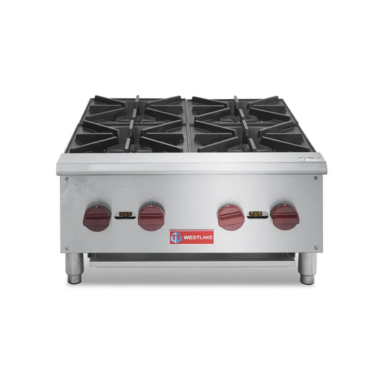 WESTLAKE EHP-4S  24" 4-Burner Countertop Gas Range 100,000 BTU