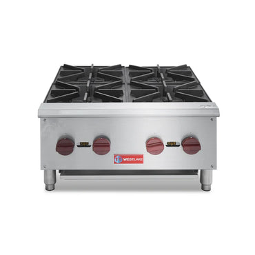 West Lake EHP-4S Gas Countertop Hotplate 23.6" 100,000 Btu 4-Burner