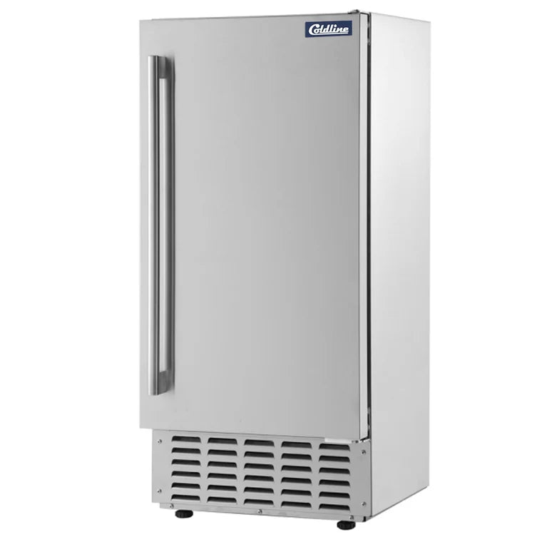 Coldline EIC70D 15-Inch 66 lb. Capacity Undercounter Nugget Ice Machine, 115V