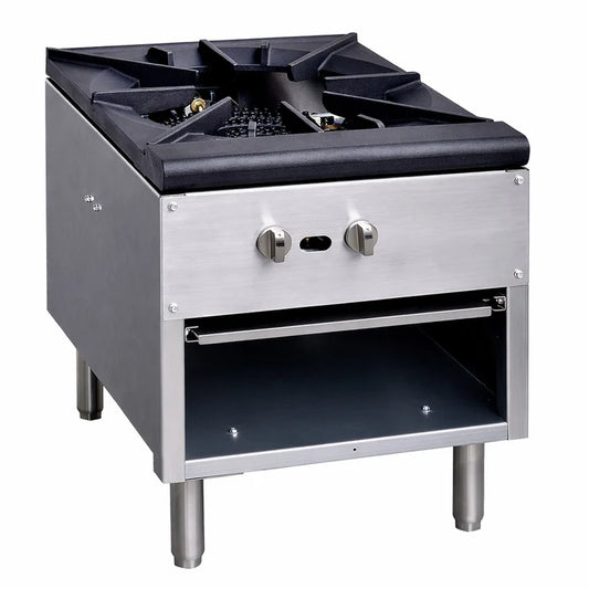 Prepline ENSSPR-N 18-Inch Single-Burner Gas Stock Pot Range