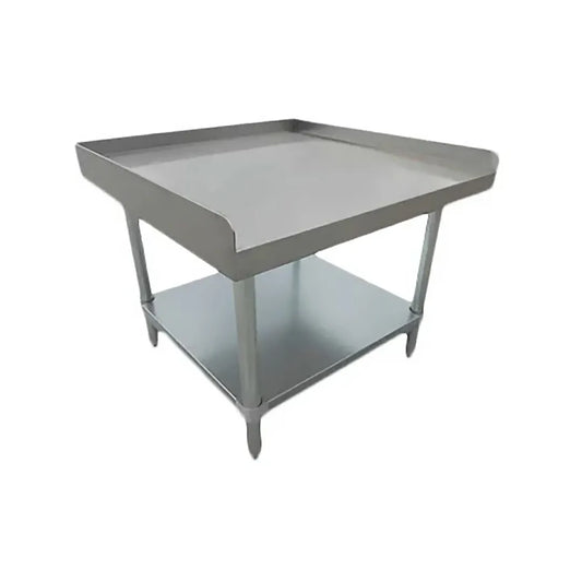 Serv‑Ware ESG3036W‑CWP Equipment Stand, 36″ W × 30″ D × 24″ H, Economy Series stainless steel top & galvanized legs