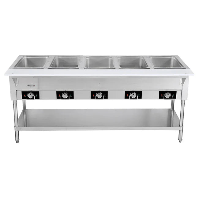Serv-Ware EST5-2 72" Electric Hot Food Table (5) Open Wells