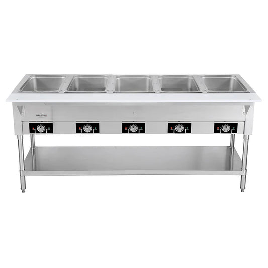 Serv-Ware EST5-2 72" Electric Hot Food Table (5) Open Wells