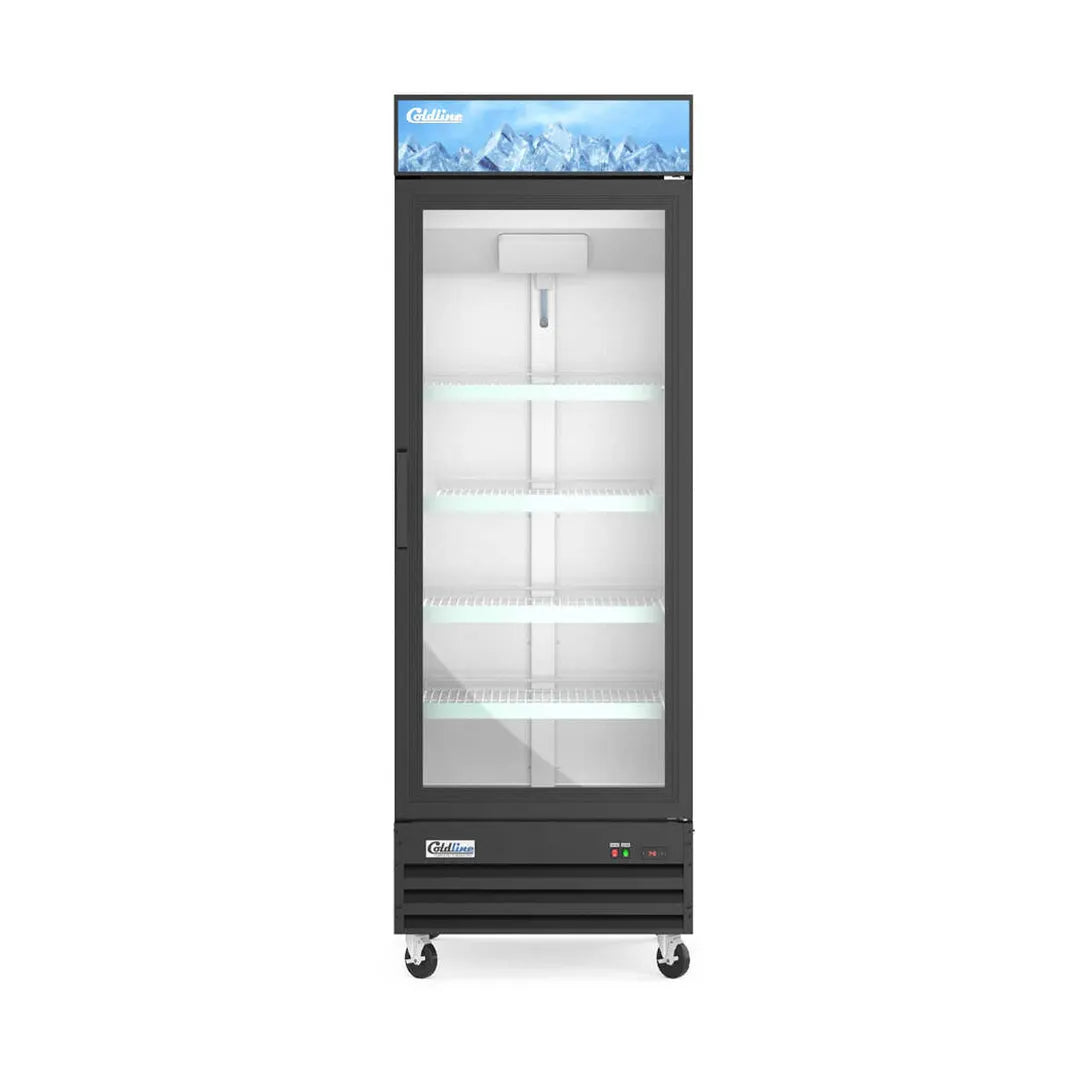 COLDLINE G2-B 49 Cu.Ft. 49-Inch 2 Glass Door Merchandiser Refrigerator 32°F to 41°F