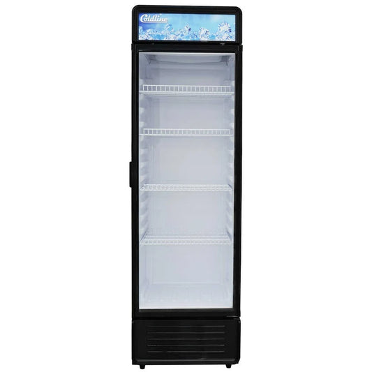 Coldline G8E-B 9 Cu.Ft. 22-Inch 1 Glass Door Merchandiser Refrigerator 32°F to 50°F