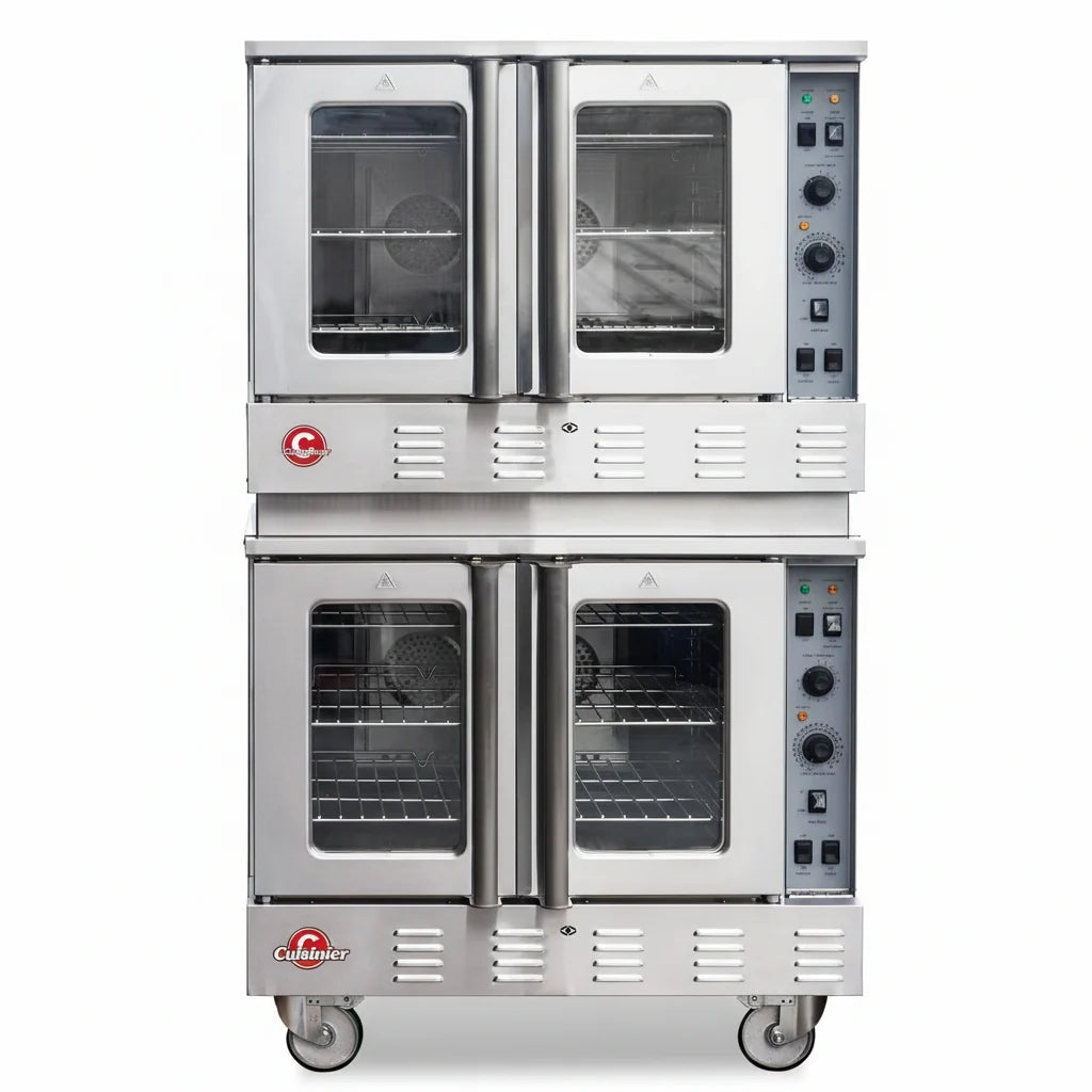WESTLAKE GCO511S Full-Size Double Deck Gas Convection Oven 120,000 BTU 167°F to 563°F