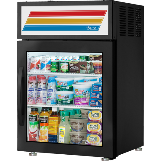 True GDM-05-HC FGD01 Glass Door Merchandiser, 5 cu.ft.