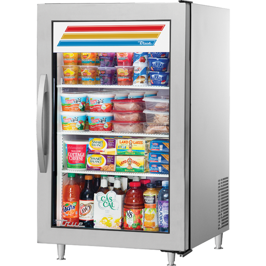 True GDM-07-S-HC FGD01 Glass Door Merchandiser, 7 cu.ft., Stainless