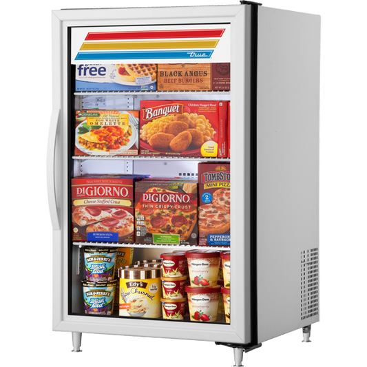 True GDM-07F-HC TSL01 Glass Door Freezer, 7 cu.ft.
