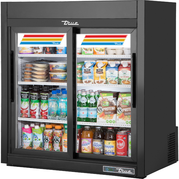 True GDM-09-SQ-HC-LD Glass Door Merchandiser, Square Door, LED