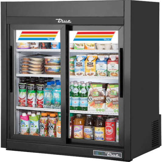 True GDM-09-SQ-HC-LD Glass Door Merchandiser, Square Door, LED