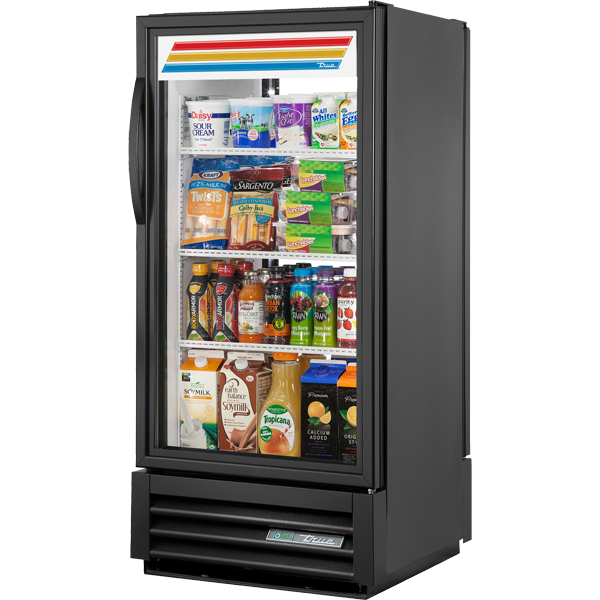 True GDM-10PT-HC TSL01 Pass-Thru Glass Door Merchandiser, 10 cu.ft.