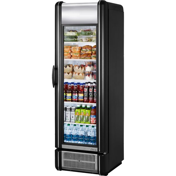 True GDM-15-RTO-HC-LD Glass Door Merchandiser, 15 cu.ft., Roll-Thru, LED