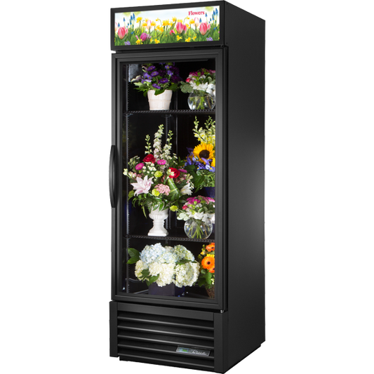 True GDM-23FC-HC TSL01 Curved Glass Door Floral cooler, 23 cu.ft.
