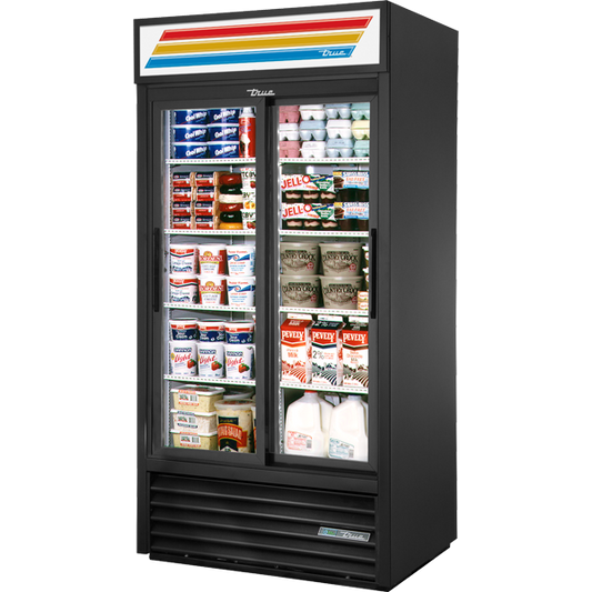 True GDM-33-HC-LD Glass Door Merchandiser, 33 cu.ft., LED