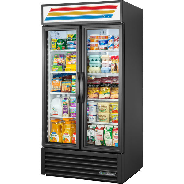 True GDM-35-HC TSL01 Glass Door Merchandiser, 35 cu.ft.