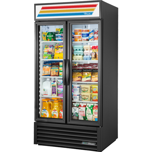 True GDM-35-HC TSL01 Glass Door Merchandiser, 35 cu.ft.