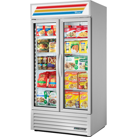 True GDM-35F-HC TSL01 Glass Door Freezer, 35 cu.ft.