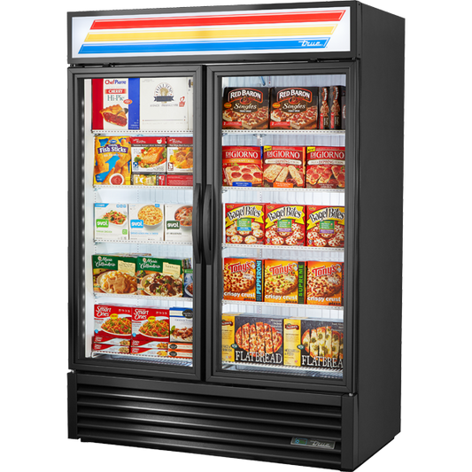 True GDM-49F-HC TSL01 Glass Door Freezer, 49 cu.ft.