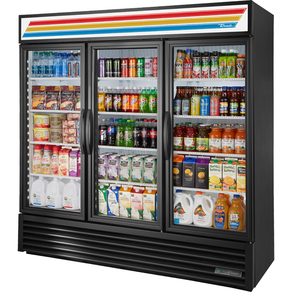 True GDM-72-HC TSL01 Glass Door Merchandiser, 72 cu.ft.