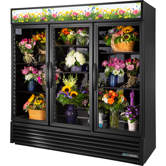 True GDM-72FC-HC TSL01 Curved Glass Freezer, 72 cu.ft.