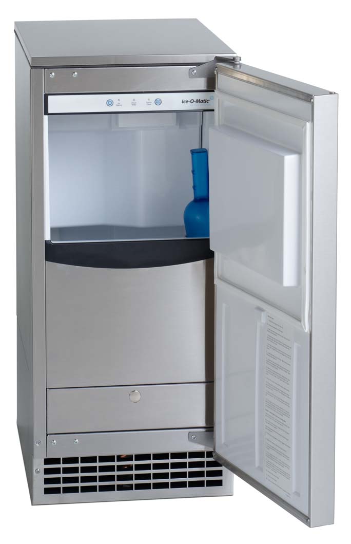 Ice-O-Matic GEMU090 15" Undercounter Pearl Ice® Machine With 85 lb/24 hr Production, 22 lb Bin, Air Cooled, 115V/1 Phase