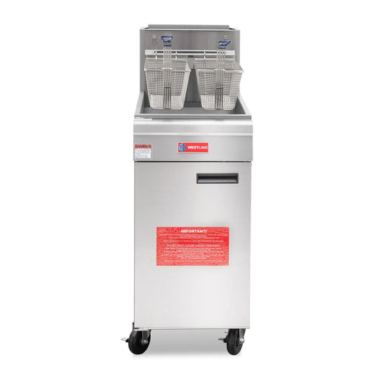 WESTLAKE GF120  50 lb. Gas Floor Fryer 120,000 BTU