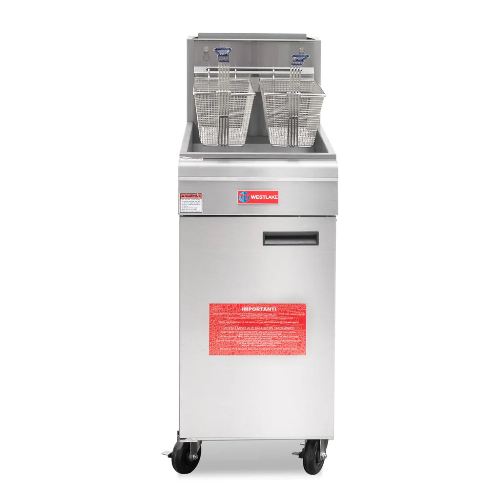 West Lake GF120 Deep Fryer 15.5" 120,000 Btu 50 lb Oil Capacity