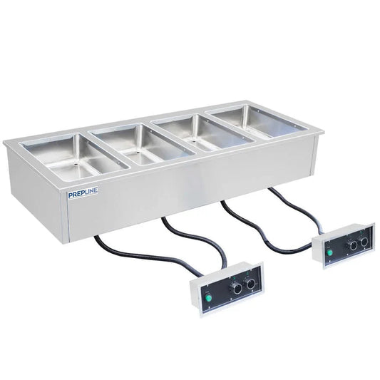 Prepline HFW4 Four Pan Electric Hot Food Steam Table -208/240V