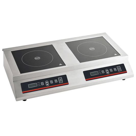 Cookline IC-3600F 27 Inch Double Countertop Flat Induction Range 3,600W 208/240V