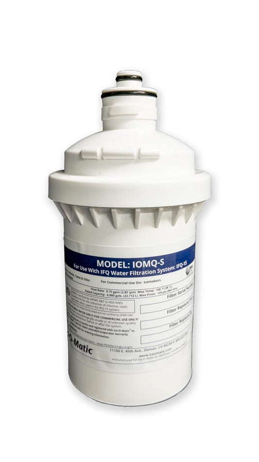 Ice-O-Matic IFQ1S Ice Filtration System, Single Cartridge, Standard Capacity, Scale Guard Protection, 1.5 GPM