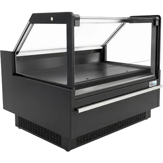 COLDLINE LDCD52 2.3 Cu.Ft Refrigerated Flat Straight Glass Meat Deli Case 33°F-41°F