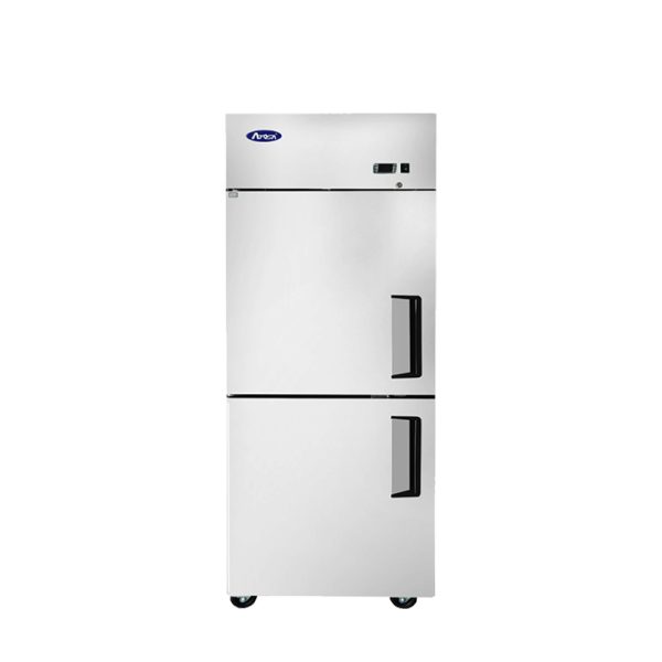 Atosa MBF8010GRL Reach-In Refrigerator 2 Divided Doors Left Hinged 23 Cu Ft