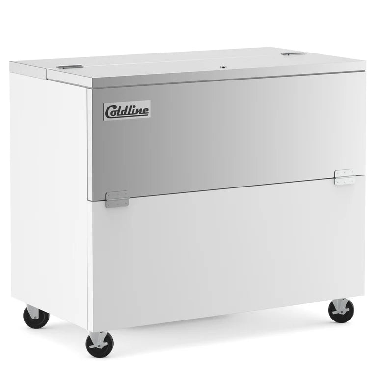 COLDLINE MC49 18.5 Cu.Ft Black Milk Cooler Refrigerator 33°F-40°F