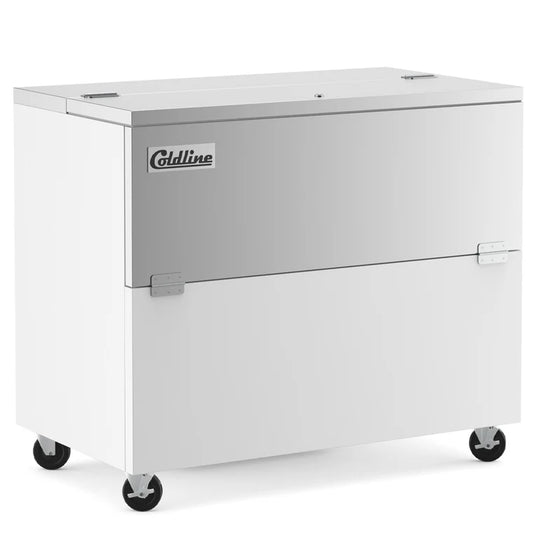 COLDLINE MC49 18.5 Cu.Ft Black Milk Cooler Refrigerator 33°F-40°F