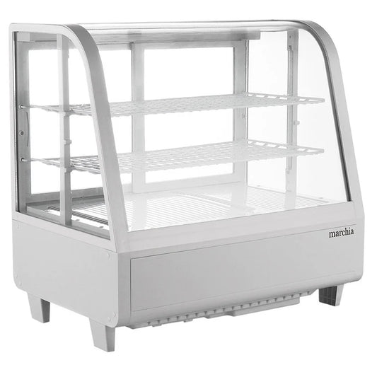 MARCHIA MDC100-W 27" Refrigerated Countertop Bakery Display Case