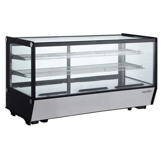 Marchia MDC260-ST 48" Straight Glass Countertop Refrigerated Display Case Merchandiser