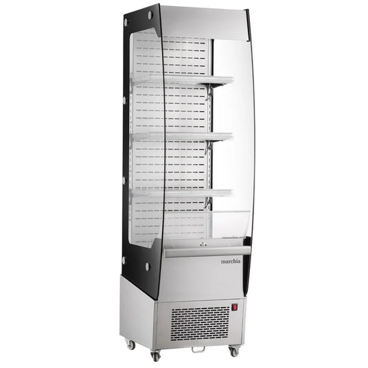 Marchia MDS220 19 Inch Open Air Cooler Grab and Go Refrigerator 36°F to 50°F