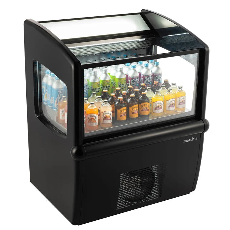 Marchia MDS30 30 Inch Open Air Cooler Grab and Go Refrigerator