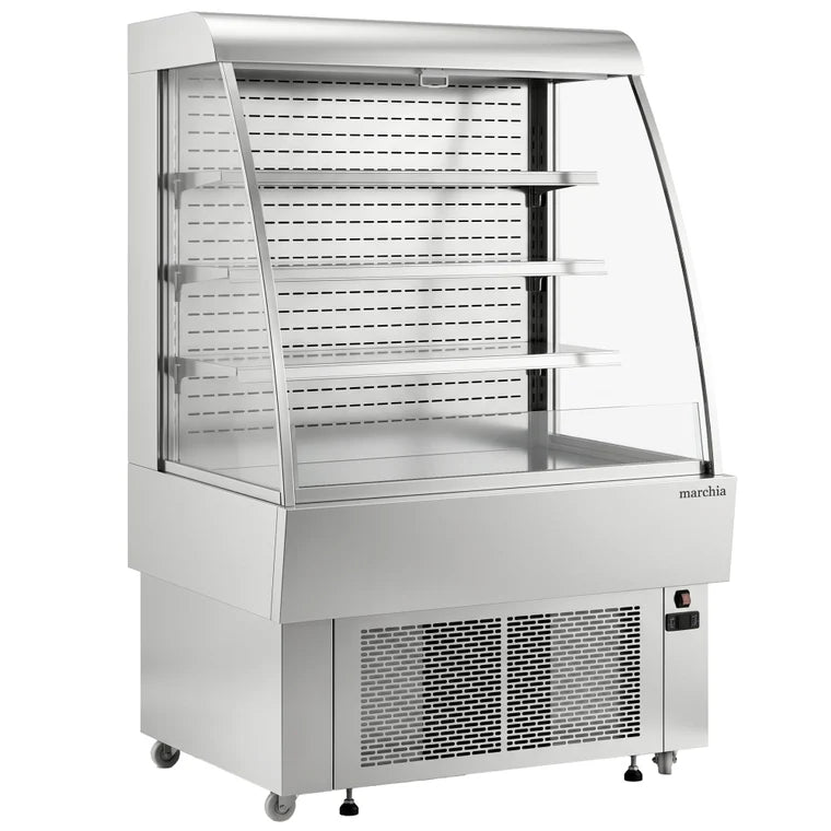 Marchia MDS380 39 Inch Open Air Cooler Grab and Go Refrigerator 36°F to 50°F