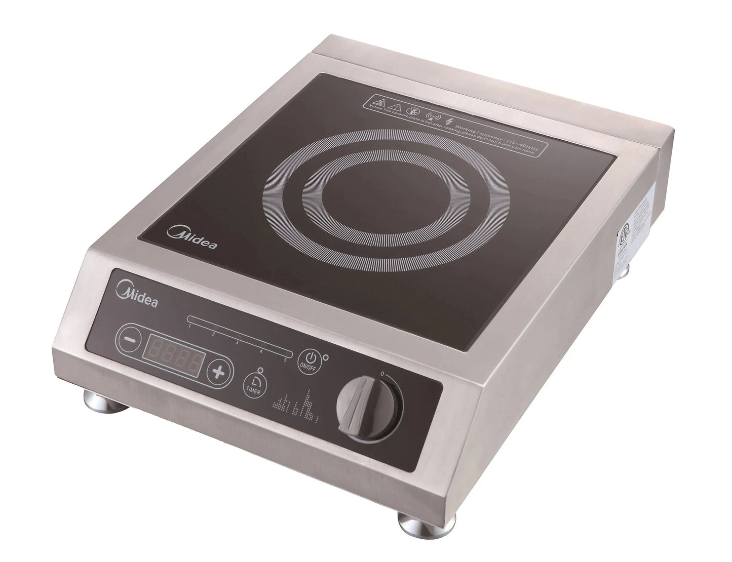 Midea- 3400 Watts Single Commercial Induction Cooker (MIC3400F)