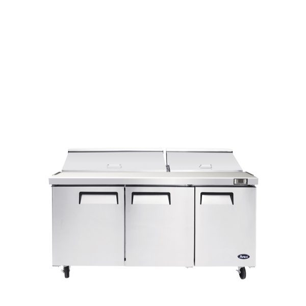 Atosa MSF8308GR Mega Top Sandwich Prep Table 72 Inch (30 Poly Pans)