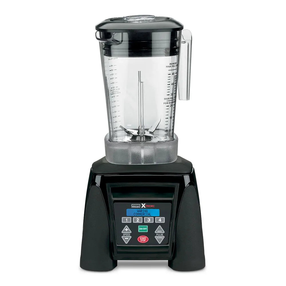 Waring MX1300XTXP Xtreme Hi-Power Commercial Blender with 64 oz. Stackable Copolyester Container and Reprogrammable LCD Keypad - 120V, 3.5 HP